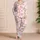 Seashells Starfish And Pink Bows For Sunny Coastal Summer Celebrations For Kids Satin Pajamas Set - 4