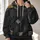 Black Tactical Ronin Gear with Gold Accents for Cosplay and Fan Events All-over Print Hoodie (Lightweight) - 2