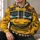 Yellow Horned School Bus Character Look for Halloween Parties and Cosplay Events All-over Print Hoodie (Lightweight) - 6