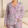 Pastel Ocean Creatures for Cozy Coastal Nights and Sweet Little Explorer Adventures Satin Pajamas Set - 1