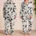 Playful Black And White Cats For Cozy Nights And Sweet Everyday Home Lounging Satin Pajamas Set - 2