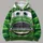 Expressive Green Vintage Car Character for Cosplay Events and Birthday Celebrations All-over Print Hoodie (Lightweight) - 4