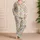 Whimsical Garden Flowers And Butterflies For Cozy Bedtime, Sweet Gift For Girls Satin Pajamas Set - 4