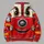 Red Fire Truck Character Front for Halloween Cosplay and Family Costume Events All-over Print Hoodie (Lightweight) - 5
