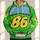 Green Number 86 Race-Car Twin Costume for Theme Park Visits and Family Cosplay Events All-over Print Hoodie (Lightweight) - 1