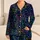 Neon Cat Faces and Colorful Stars for Cozy Fall Nights and Halloween Fun Satin Pajamas Set - 1