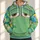 Green Hippie Van Face for Retro Road Trips and Family Costume Events for Adult Fans All-over Print Hoodie (Lightweight) - 1