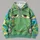 Green Hippie Van Face for Retro Road Trips and Family Costume Events for Adult Fans All-over Print Hoodie (Lightweight) - 4