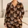 Cute Brown Bear Faces for Cozy Bedtime Adventures and Playful Nights for Boys and Girls Satin Pajamas Set - 1