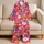 Bold Rainbow Daisy Blooms for Cheerful Springtime Adventures and Sunny Days for Girls Satin Pajamas Set - 5