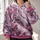 Lavender Dragon And Pink Roses For Elegant Everyday Layering And Fantasy Lovers All-over Print Hoodie (Lightweight) - 2
