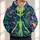 Green Alien And Exotic Garden Scene For Cosmic Fantasy Streetwear Fans All-over Print Hoodie (Lightweight) - 1