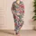 Pink Garden Roses And Hibiscus For Sunny Beach Days And Summer Playtime Satin Pajamas Set - 4