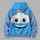 Blue Cartoon Vehicle Face Birthday Gift for Young Racing Fans and Family Celebrations All-over Print Hoodie (Lightweight) - 5