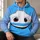 Blue Cartoon Vehicle Face Birthday Gift for Young Racing Fans and Family Celebrations All-over Print Hoodie (Lightweight) - 6