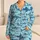 Ocean Sharks and Whale Sharks for Cozy Bedtime Adventures and Coastal Fun for Boys Satin Pajamas Set - 1