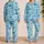 Ocean Sharks and Whale Sharks for Cozy Bedtime Adventures and Coastal Fun for Boys Satin Pajamas Set - 2