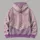 Lavender Lace-Up Princess Bodice Look for Fairytale Parties and Halloween Cosplay All-over Print Hoodie (Lightweight) - 5
