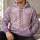 Lavender Lace-Up Princess Bodice Look for Fairytale Parties and Halloween Cosplay All-over Print Hoodie (Lightweight) - 6