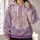 Lavender Lace-Up Princess Bodice Look for Fairytale Parties and Halloween Cosplay All-over Print Hoodie (Lightweight) - 2