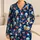 Red White and Blue Ice Cream Cones and Popsicles for Summer Adventures with Toddlers Satin Pajamas Set - 1