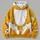 Orange Fox Tail Costume Look For Halloween Cosplay Fans And Family Group Celebrations All-over Print Hoodie (Lightweight) - 4