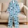 Orca and Stingray Ocean Friends for Cozy Coastal Evenings and Happy Kids at Home Satin Pajamas Set - 5