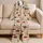Vintage Baseball Gear and Ballpark Snacks for Cozy Family Game-Day Weekends Together Satin Pajamas Set - 5