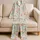 Pastel Garden Flowers, Bows and Rainbows for Cozy Bedtime Moments for Little Girls Satin Pajamas Set - 5
