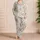 Pastel Garden Flowers, Bows and Rainbows for Cozy Bedtime Moments for Little Girls Satin Pajamas Set - 4