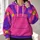 Purple Bunny-Ear Overall Costume Look for Halloween Parties and Cosplay Events All-over Print Hoodie (Lightweight) - 2
