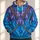 Blue Forest Warrior Feather-and-Cord Costume for Halloween Cosplay Fans All-over Print Hoodie (Lightweight) - 1