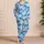 Turtle And Starfish Ocean Friends For Relaxed Coastal Lounging And Family Getaways Satin Pajamas Set - 4