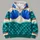 Mermaid Shell Bodice and Teal Scales for Fantasy Dress-Up and Halloween Gift Ideas All-over Print Hoodie (Lightweight) - 4