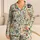 Jungle Animals and Lush Leaves for Cozy Forest-Themed Family Lounging Satin Pajamas Set - 1