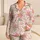 Pink Lily Flowers and Butterflies for Cheerful Holiday Gatherings and Parties for Kids Satin Pajamas Set - 1