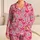 Pink Heart Bows and Sweetheart Messages for Valentine Gifts and Best Friends Satin Pajamas Set - 1