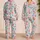 Donut And Ice Cream Treats For Cozy Dessert-Lover Weekends And Sweet Summer Getaways Satin Pajamas Set - 2