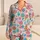 Donut And Ice Cream Treats For Cozy Dessert-Lover Weekends And Sweet Summer Getaways Satin Pajamas Set - 1