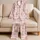 Pink Teddy Bears And Satin Bows For Cozy Family Lounging And Sweet Gift Moments At Home Satin Pajamas Set - 5