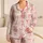 Pink Teddy Bears And Satin Bows For Cozy Family Lounging And Sweet Gift Moments At Home Satin Pajamas Set - 1