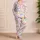 Pastel Love Hearts and Ribbon Bows for Sweet Valentine’s Day Gifts for Kids Satin Pajamas Set - 4