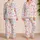 Pastel Love Hearts and Ribbon Bows for Sweet Valentine’s Day Gifts for Kids Satin Pajamas Set - 2