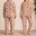 Blush Capybara And Citrus Scenes For Cozy Holiday Mornings And Happy Kids Satin Pajamas Set - 2