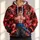 Crimson Lightning Martial Artist for Anime Fans and Action-Loving Friends All-over Print Hoodie (Lightweight) - 1