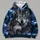 Twin Wolf Storm Scene for Wilderness Weekends and Everyday Outdoor Adventures All-over Print Hoodie (Lightweight) - 4