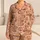 Cute Capybara Cartoon Motifs for Cozy Bedtime and Relaxed Weekends for Kids Satin Pajamas Set - 1