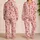 Strawberry Cupcakes And Sweetheart Treats For Cozy Summer Nights For Young Girls Satin Pajamas Set - 2