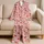 Strawberry Cupcakes And Sweetheart Treats For Cozy Summer Nights For Young Girls Satin Pajamas Set - 5