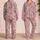 Blush Leopard Spots With Playful Pink Bows For Cozy Summer Lounging And Holiday Gifting Satin Pajamas Set - 2